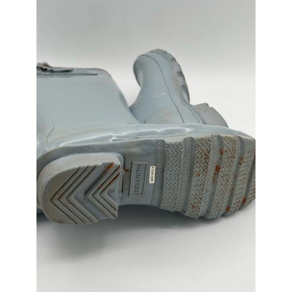 Hunter Tall Waterproof Snow Rain Boots Gray Size 4.5 / 5 Womens - Picture 5 of 5